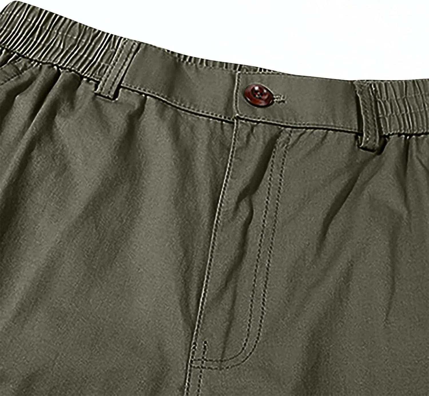 Capri Pants for Men Relaxed Fit Cargo Pants Light Summer Pants Cotton Beach Pants Hiking Fishing Pants for Men