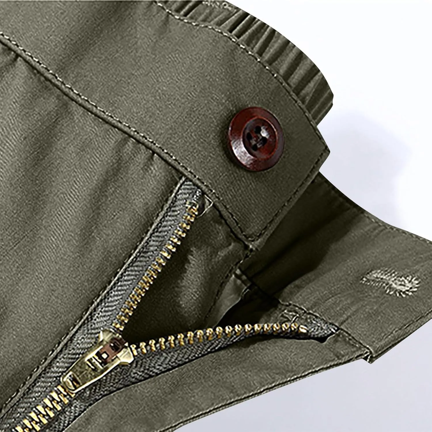 Capri Pants for Men Relaxed Fit Cargo Pants Light Summer Pants Cotton Beach Pants Hiking Fishing Pants for Men