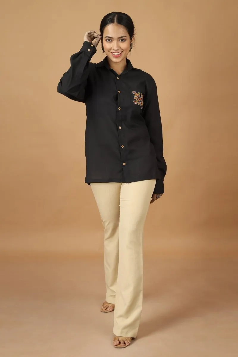 Folklore Ahir Womens Cotton Shirt