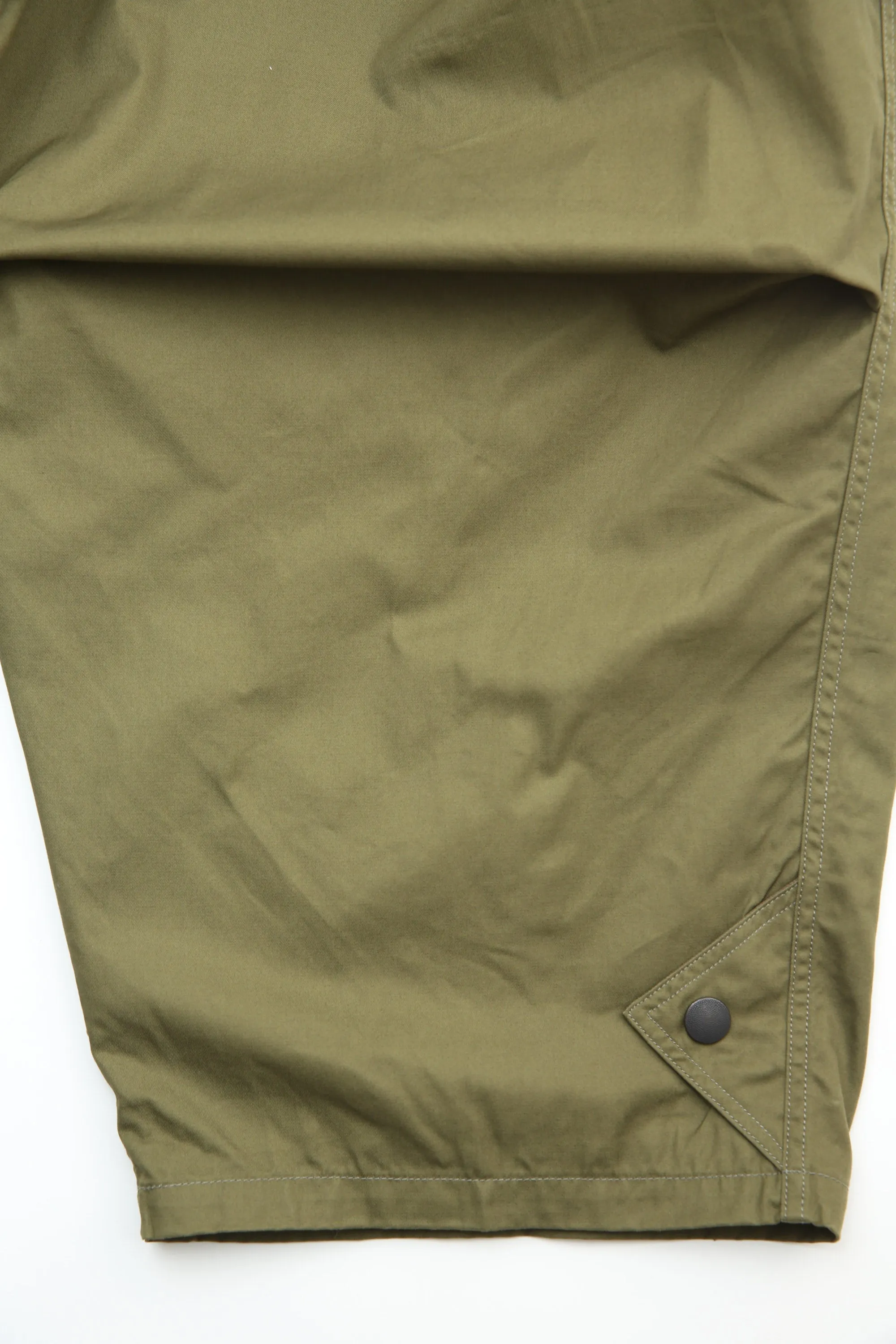Kapital Combed Gabergine AOZAI Cargo Pants - Khaki