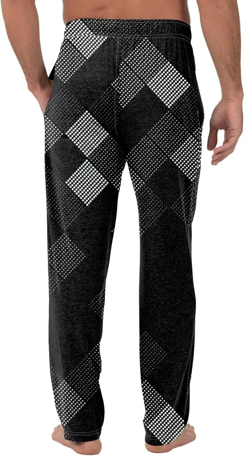 Men's Casual Drawstring Striped Pants Comfy Yoga Jogger Sweatpants 2024 Trendy Elastic Waist Trouser with Pockets