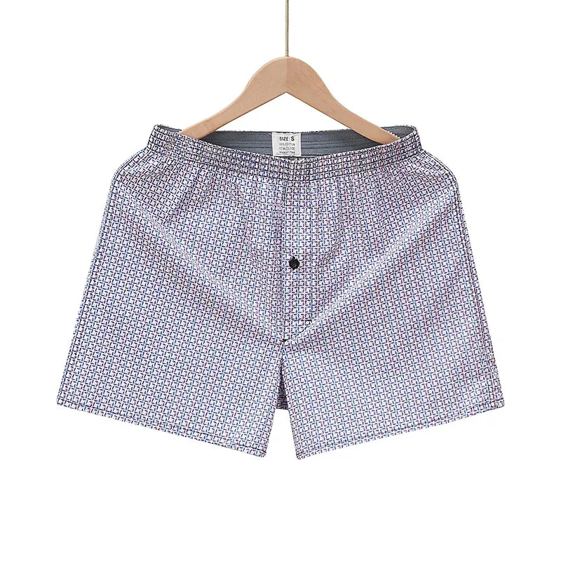 Men's Striped Boxers Breathable