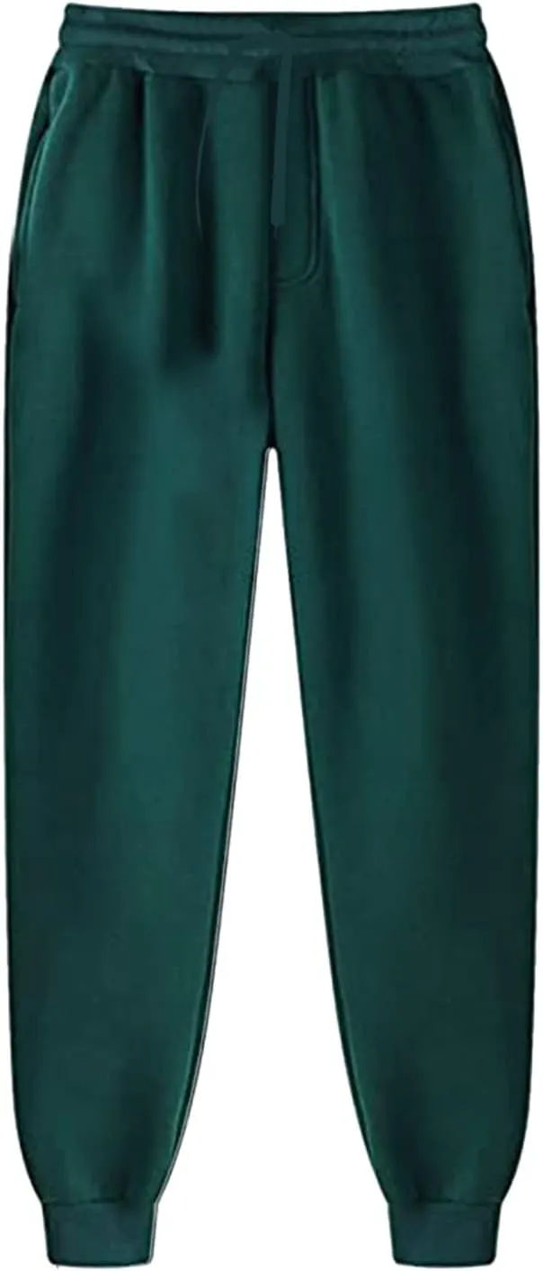 Mens Sweatpants Tapered and Color Trousers Leisure Women Solid Mens Hiking Outwork Pants Joggers Tactical Sweatpants